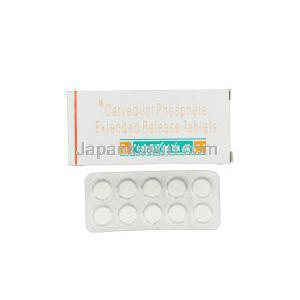 カルディバス CR 40, コレグジェネリック，　カルベジロール　40mg　　徐放性錠